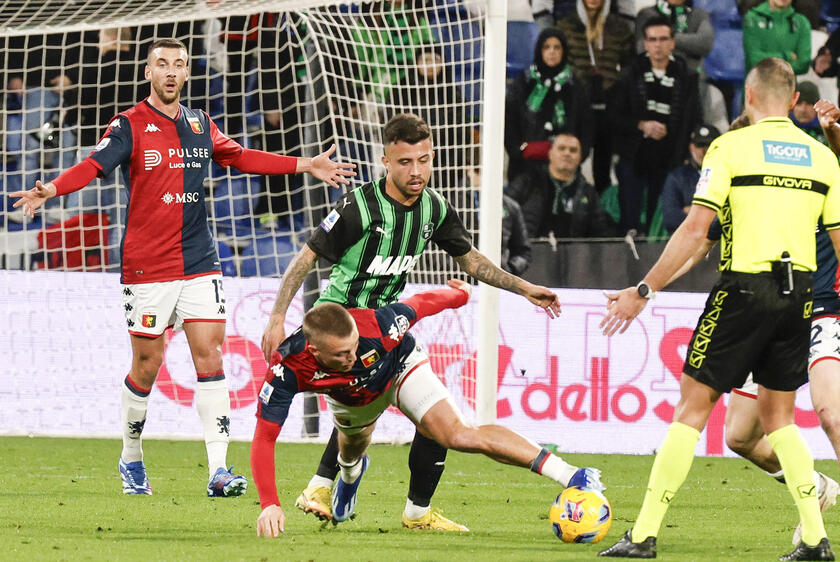 Soccer: Serie A ; Sassuolo - Genoa - RIPRODUZIONE RISERVATA