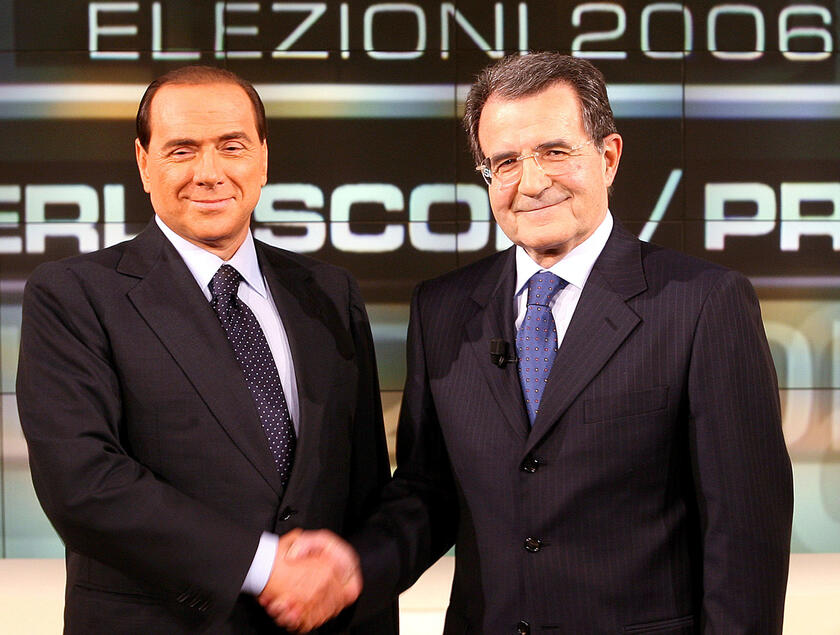 Confronto Tv tra Berlusconi e Prodi (2006) - RIPRODUZIONE RISERVATA