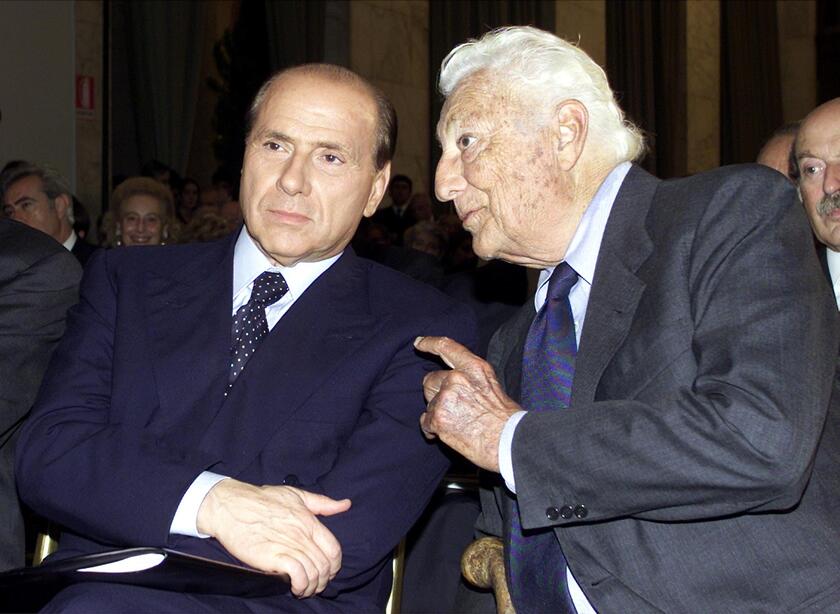 Berlusconi e Agnelli - RIPRODUZIONE RISERVATA
