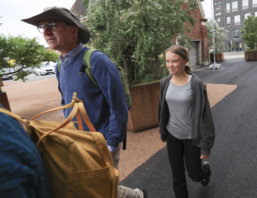 Swedish climate activist Greta Thunberg on trial in Malmo - RIPRODUZIONE RISERVATA