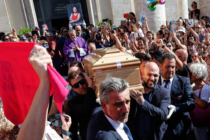 Funerali di Michela Murgia - RIPRODUZIONE RISERVATA