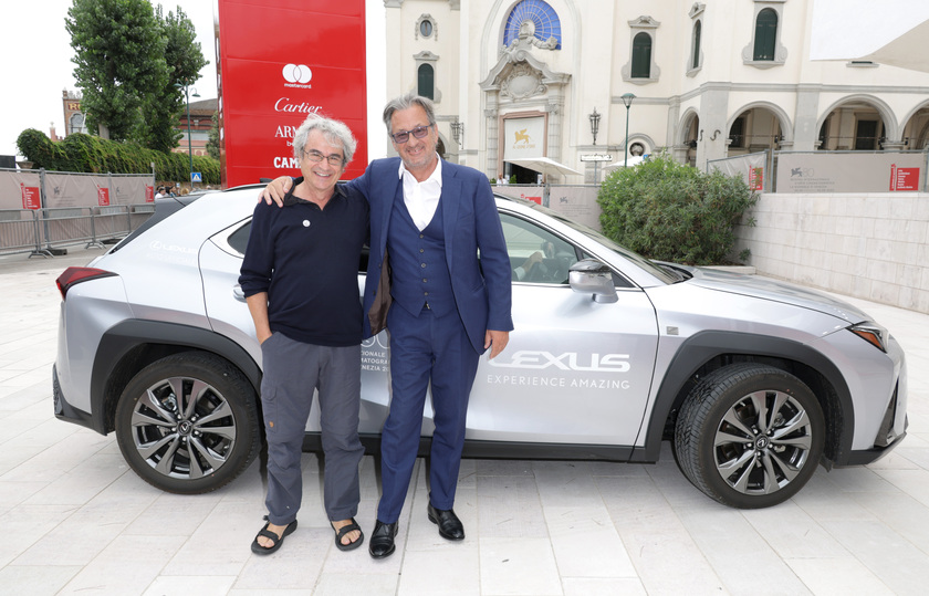 Carlo Rovelli e Fabrizio Donvito © ANSA/Lexus/Getty Images