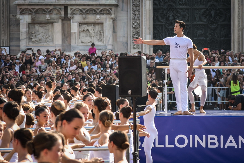 On Dance event by dancer Roberto Bolle in Milan - RIPRODUZIONE RISERVATA
