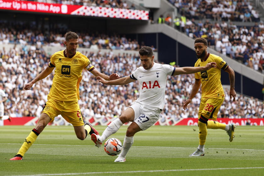 Premier League: Tottenham-Sheffield 2-1 © ANSA/EPA