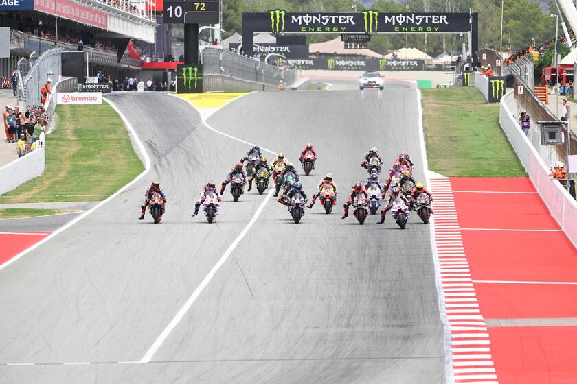 MOTO-PRIX-ESP-MOTOGP-RACE © ANSA/AFP