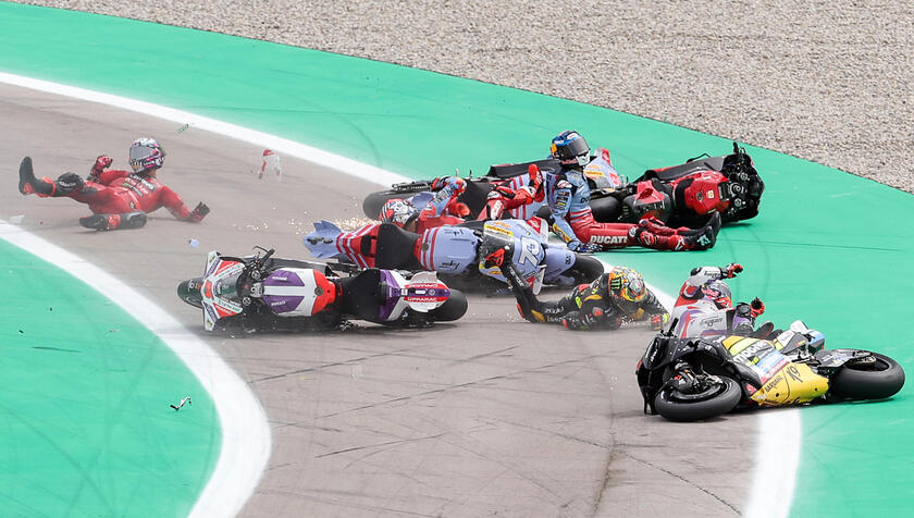 MOTO-PRIX-ESP-MOTOGP-RACE © ANSA/AFP