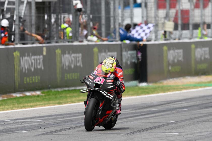 MOTO-PRIX-ESP-MOTOGP-RACE © ANSA/AFP