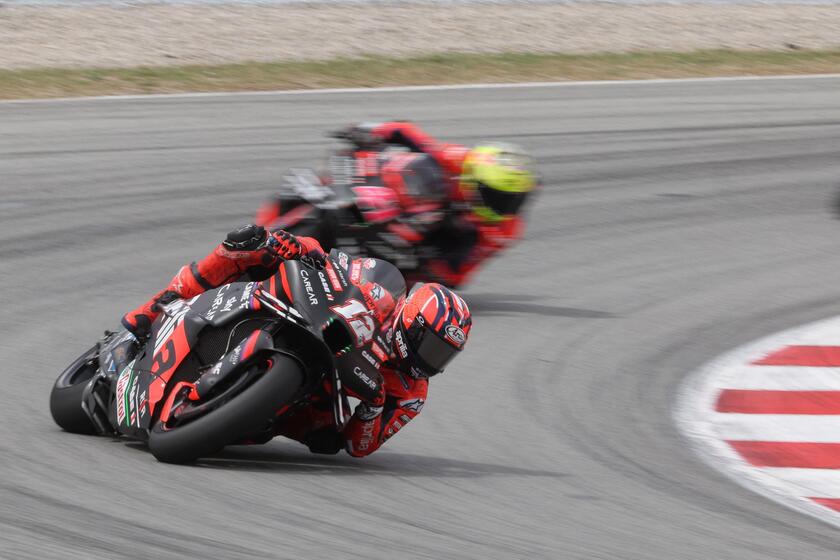 ++ MotoGp, doppietta Aprilia a Barcellona, vince Espargaro ++ © ANSA/AFP