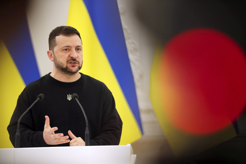 Ukraine 's President Zelensky makes surprise visit to Lithuania - RIPRODUZIONE RISERVATA