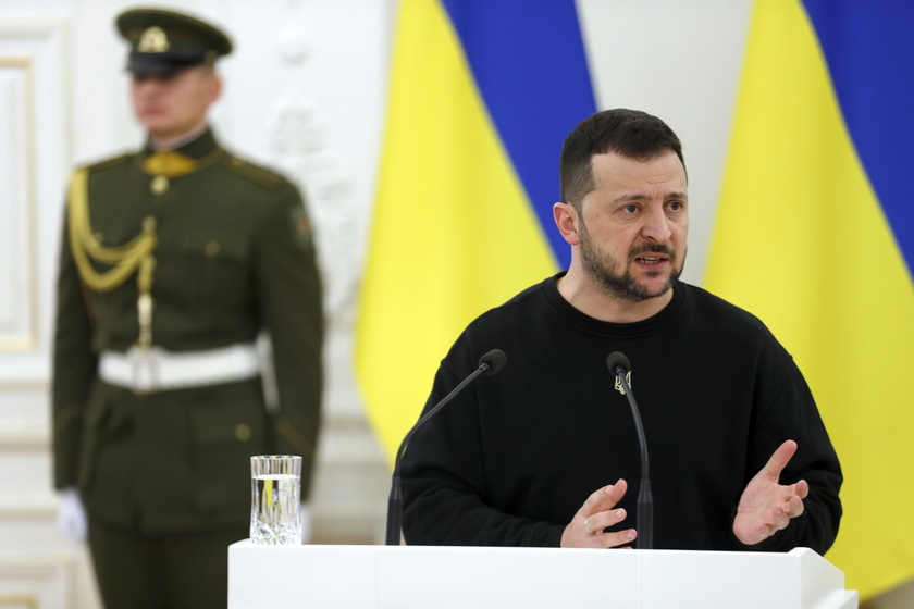 Ukraine 's President Zelensky makes surprise visit to Lithuania - RIPRODUZIONE RISERVATA