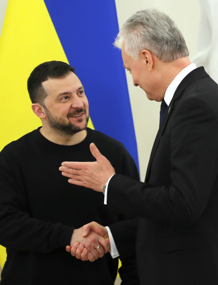 Ukraine 's President Zelensky makes surprise visit to Lithuania - RIPRODUZIONE RISERVATA