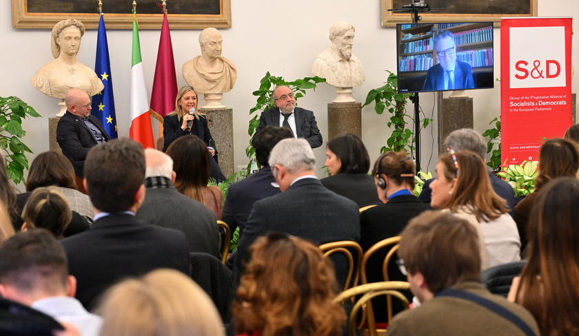 Convegno in Campidoglio in ricordo Sassoli con Schlein e Prodi - RIPRODUZIONE RISERVATA