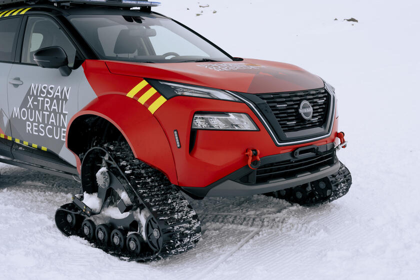 Nissan X-Trail Mountain Rescue: perfetta per la neve © ANSA/Web