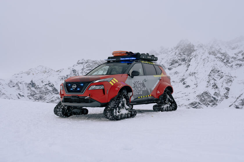 Nissan X-Trail Mountain Rescue: perfetta per la neve © ANSA/Web