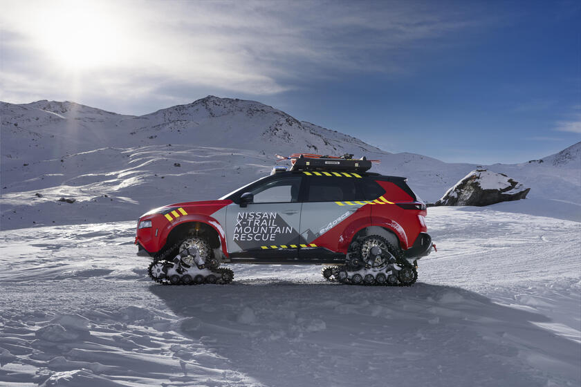 Nissan X-Trail Mountain Rescue: perfetta per la neve © ANSA/Web