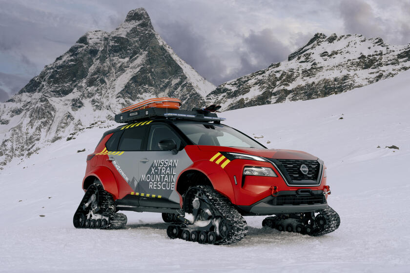 Nissan X-Trail Mountain Rescue: perfetta per la neve © ANSA/Web