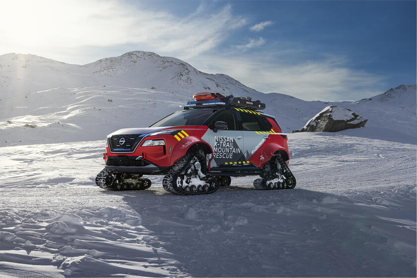 Nissan X-Trail Mountain Rescue: perfetta per la neve © ANSA/Web