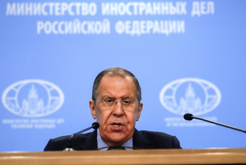 Russian Foreign Minister Lavrov holds annual news conference in Moscow - RIPRODUZIONE RISERVATA