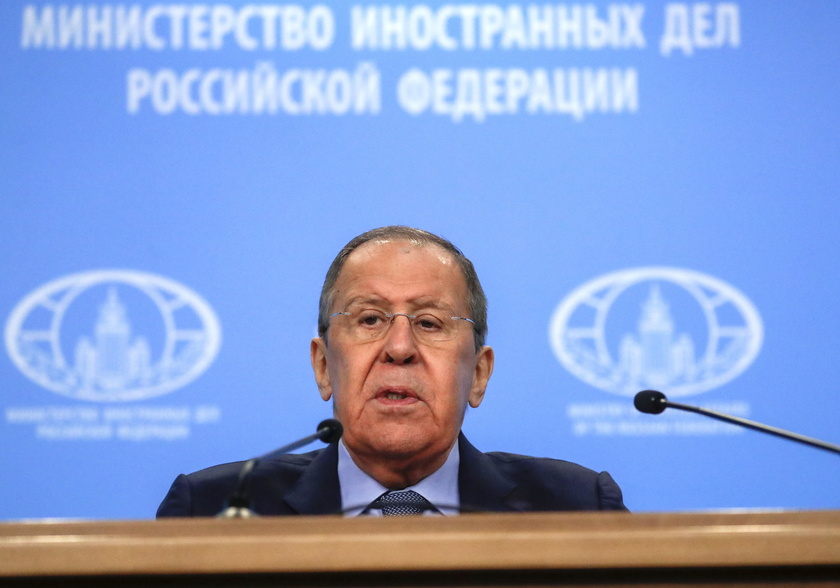 Russian Foreign Minister Lavrov holds annual news conference in Moscow - RIPRODUZIONE RISERVATA