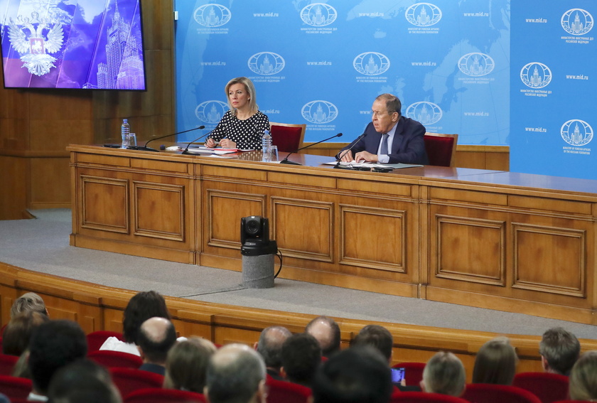 Russian Foreign Minister Lavrov holds annual news conference in Moscow - RIPRODUZIONE RISERVATA