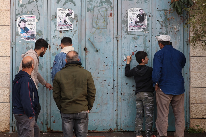 Four Paletsinians killed following an Isaraeli army raid near Qalqilya in the West Bank - RIPRODUZIONE RISERVATA