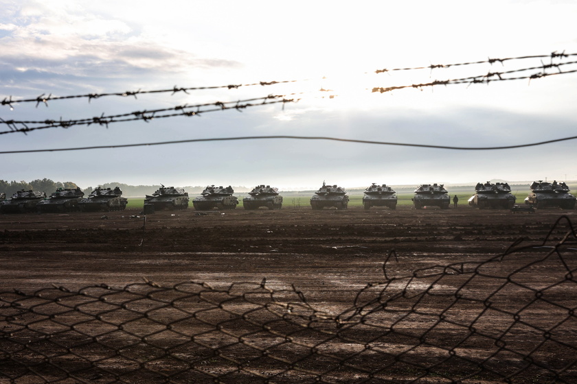 Israeli forces at the Israel-Gaza border - RIPRODUZIONE RISERVATA