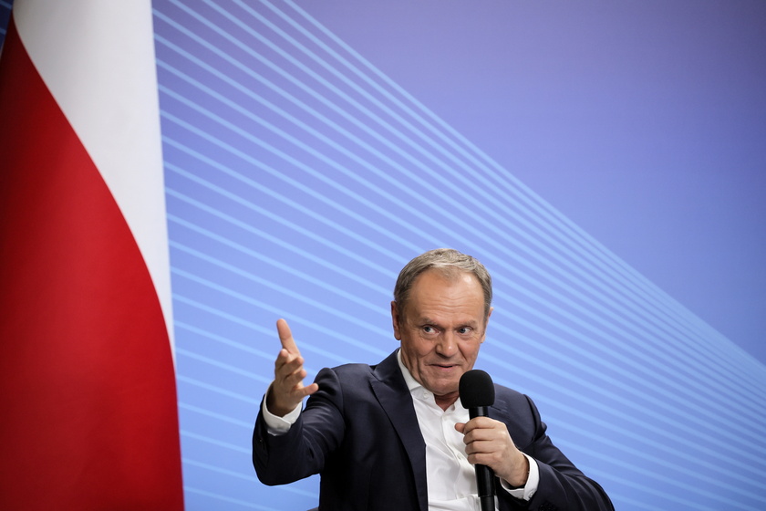 Polish Prime Minister Donald Tusk visits Ukraine - RIPRODUZIONE RISERVATA