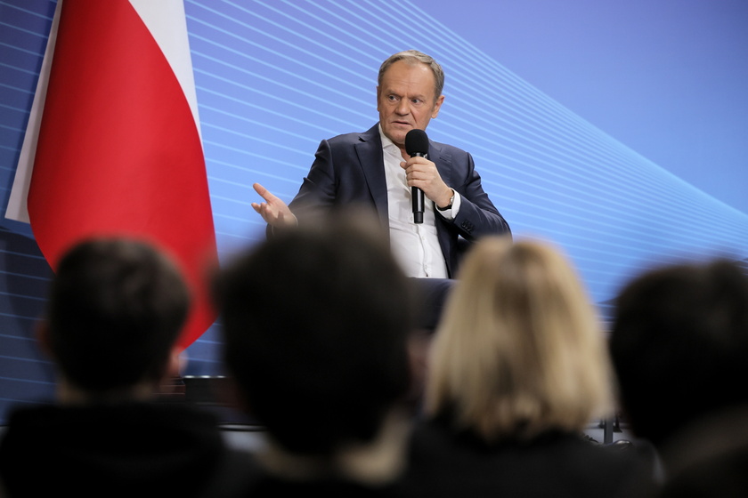 Polish Prime Minister Donald Tusk visits Ukraine - RIPRODUZIONE RISERVATA