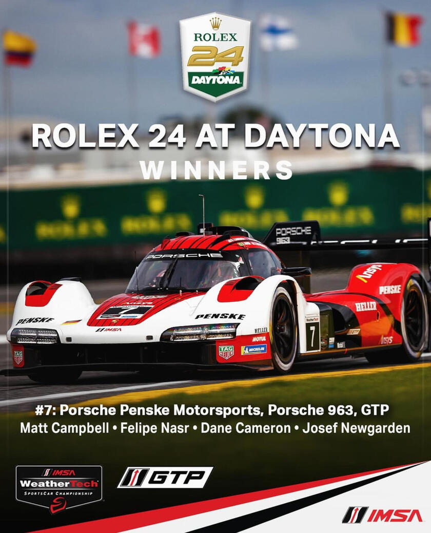 24h di Daytona 2024 © ANSA/www.imsa.com