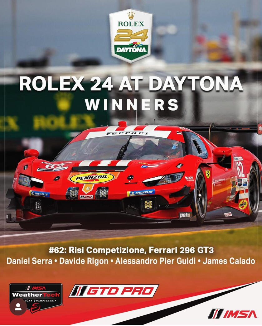 24h di Daytona 2024 © ANSA/www.imsa.com