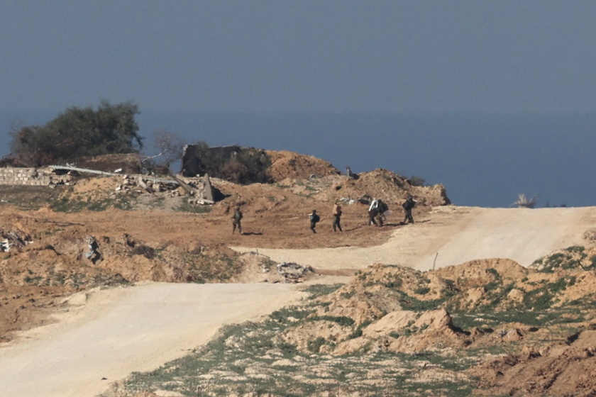 Israeli forces at the Israel-Gaza border - RIPRODUZIONE RISERVATA