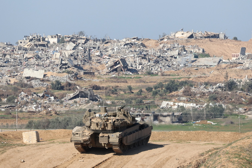 Israeli forces at the Israel-Gaza border - RIPRODUZIONE RISERVATA