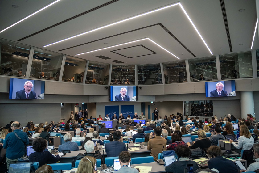 Julian Assange attends EU parliamentary hearing in Strasbourg