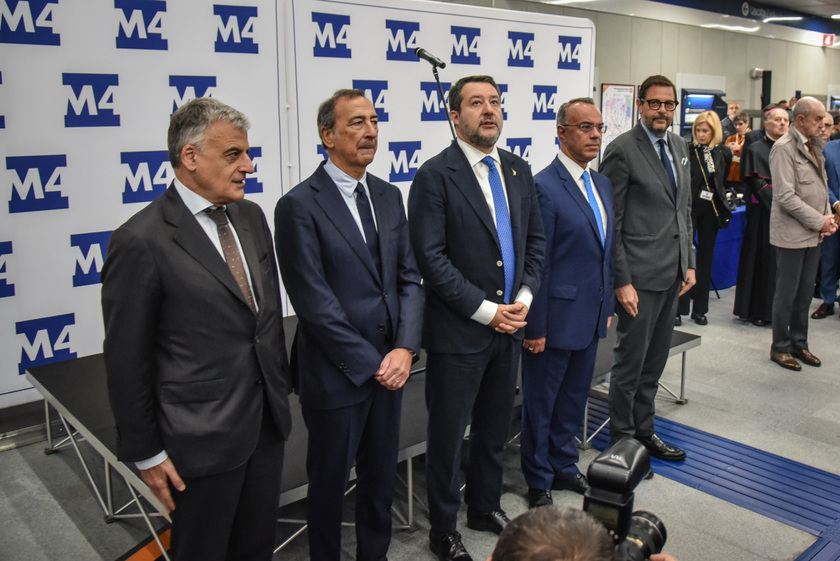 Milano inaugura la metro M4. Sala, 'è un'opera epocale'