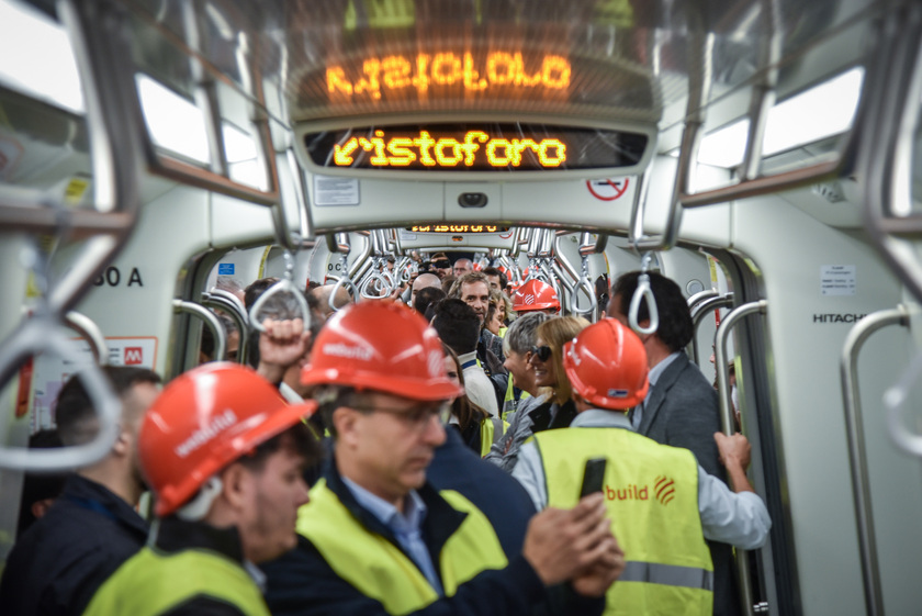 Milano inaugura la metro M4. Sala, 'è un'opera epocale'