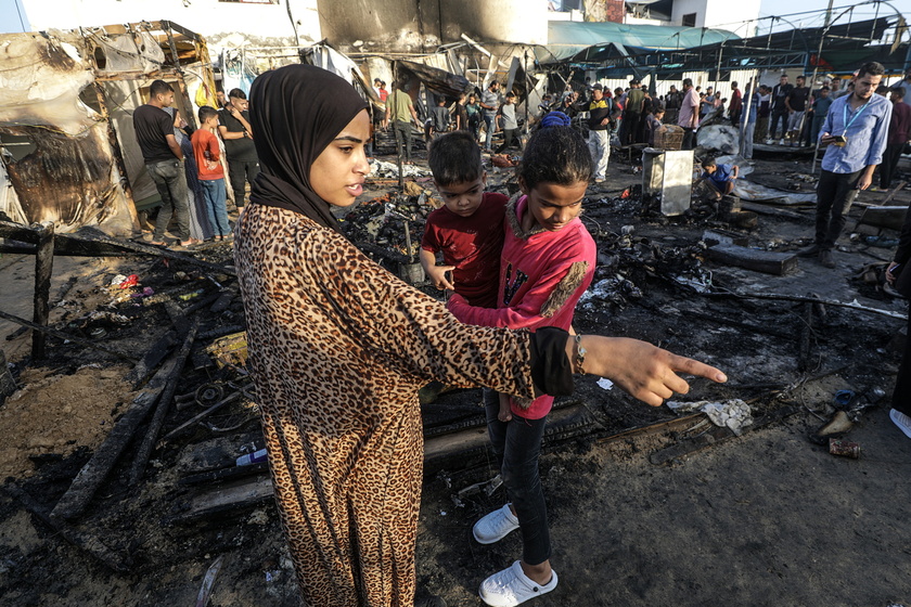 Damage after Israeli airstrike hits al-Aqsa Hospital in central Gaza 