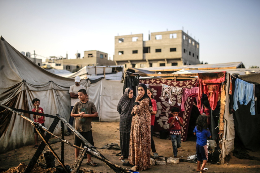 Damage after Israeli airstrike hits al-Aqsa Hospital in central Gaza 