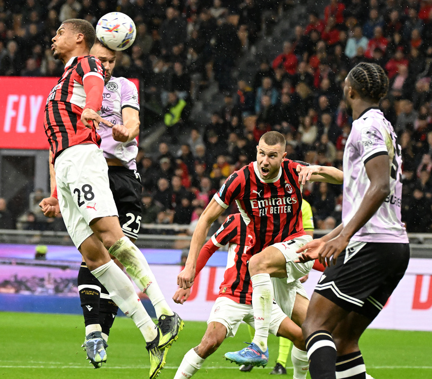 Soccer: Serie A; Milan - Udinese