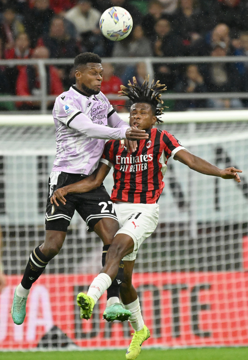 Soccer: Serie A; Milan - Udinese