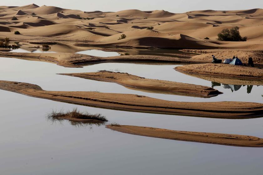 Sahara, alluvione nel deserto