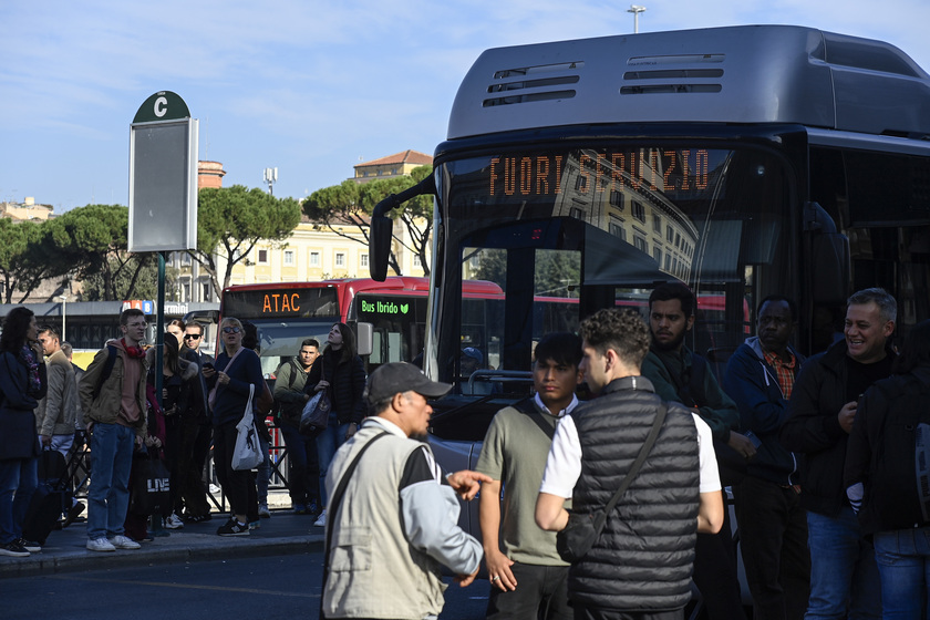 Bus and metro strike in Rome