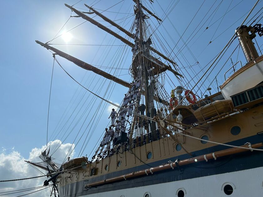 Amerigo Vespucci arriva a Darwin, 24/ma tappa del Tour mondiale