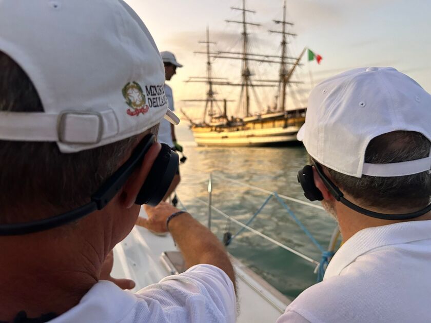 Amerigo Vespucci arriva a Darwin, 24/ma tappa del Tour mondiale