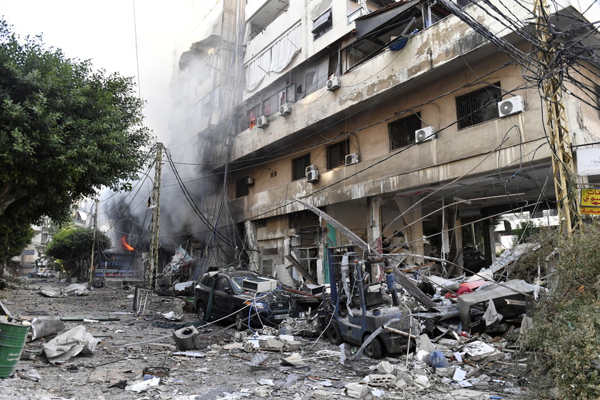 Israeli airstrikes hit southern Beirut suburb