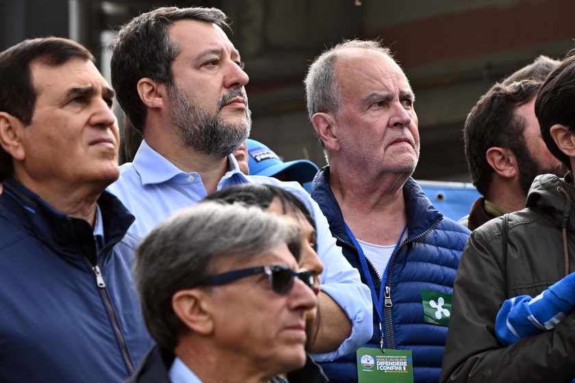 Italian right-wing Lega party holds traditional rally in Pontida