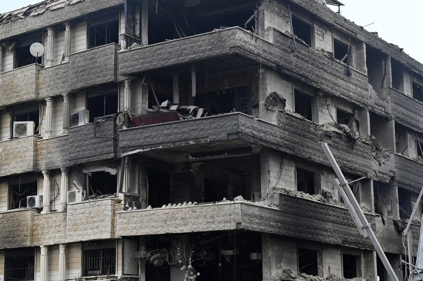 Aftermath of overnight Israeli airstrikes on Beirut, Lebanon