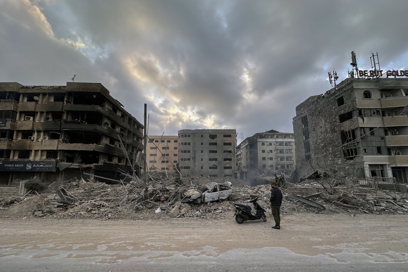 Aftermath of overnight Israeli airstrikes on Beirut, Lebanon