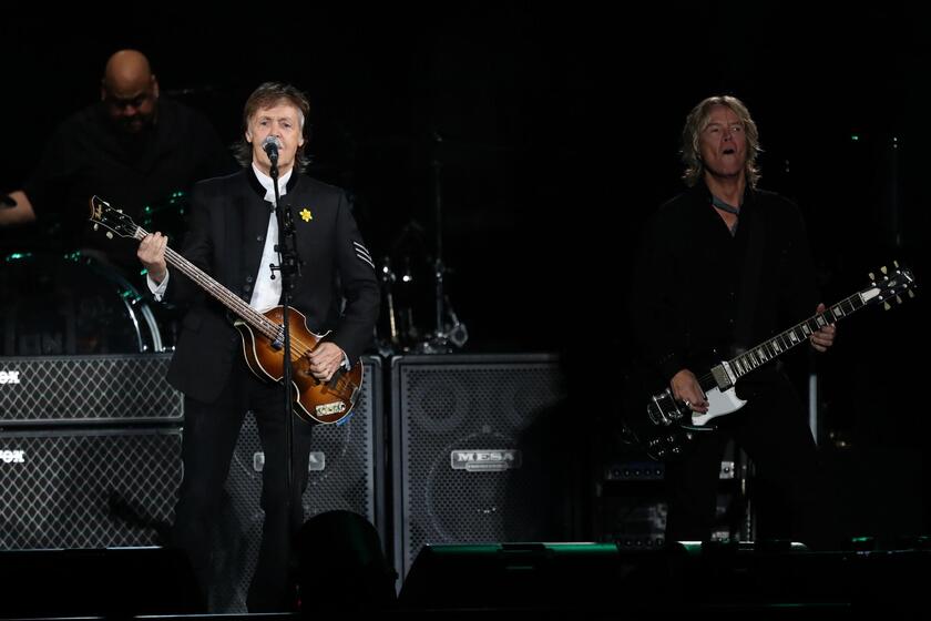 Paul McCartney in concert in Perth