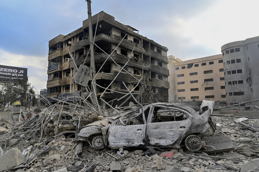 Aftermath of overnight Israeli airstrikes on Beirut, Lebanon