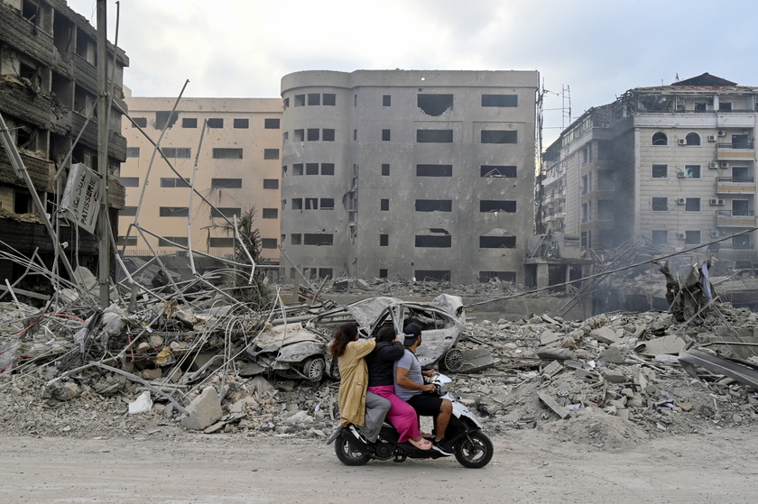 Aftermath of overnight Israeli airstrikes on Beirut, Lebanon